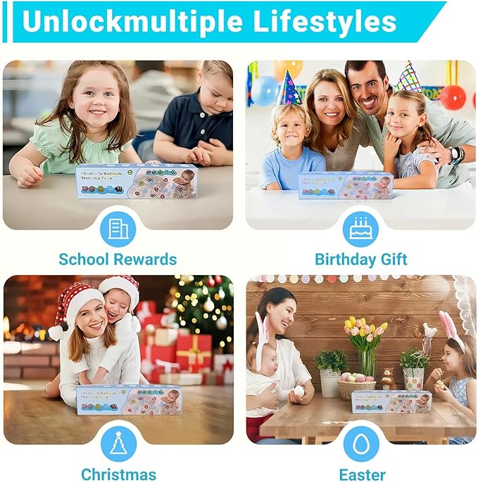 Baby Bath Toys, Sorting & Stacking Toy Bath Toy, Shape Sorter Toys for Bathtub,Stacking Bath Toy Set with 20 Textured Floating Pieces, Toddler Early Learning Bathtub Fun