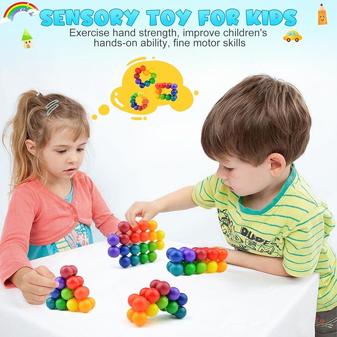 Autism Sensory Toys for Autistic Children, Fidget Toys for Adults Kids , Autism Toys for Toddlers 3-4,Christmas Stocking Stuffers Present,Airplane Car Travel Toys for Kids Ages 3-5