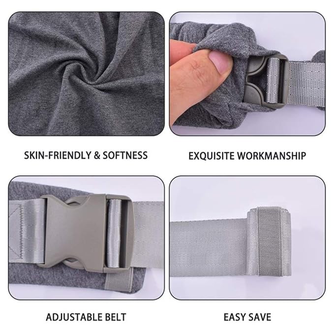 Ergonomic Baby Carrier for Newborns to Toddlers, Skin-Friendly and Soft Front Baby Carrier Wrap, Easy Breastfeeding, Lightweight and Breathable, Perfect Baby Shower Gifts (Dark Grey)