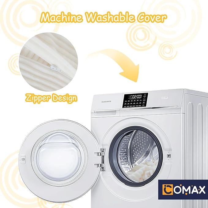 COMAX Kids Bean Bag Chair Turn into Beanbag Bed, Toddler Bean Chair Corduroy for Girl Boy Sleeping, Lazy Children Bean Bags with Filler, Convertible Child Floor Mattress, Beige