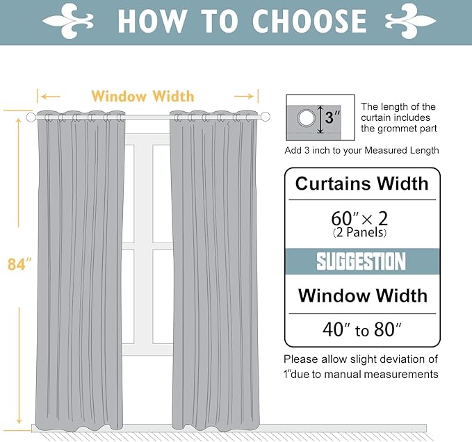 ChrisDowa 100% Blackout Curtains 84 inch Long for Bedroom with Black Liner, Extra Wide 2 Thick Layers Total Blackout Thermal Insulated Grommet Window Curtains 2 Panels Set (Cappuccino, 60 x 84 Inch)