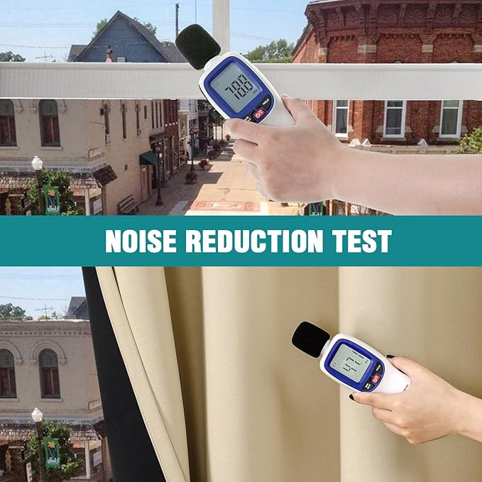 ChrisDowa 100% Blackout Curtains 120 inch Long for Bedroom with Black Liner, 2 Thick Layers Total Blackout Thermal Insulated Grommet Long Window Curtains 2 Panels Set (Beige, 52 x 120 Inch)