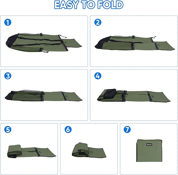 BALEINE 150L Laundry Bag Backpack, 900D Oxford Fabric Large Travel Laundry Bags with Shoulder Straps and 2 Mesh Pockets for College Dorm, Apartment, Laundromat (Green, 150L)