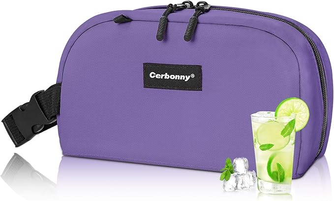 Cerbonny Small Cooler Bag Freezable Lunch Bag for Work School Travel, Leak-proof, Insulated, Suitable for 3+