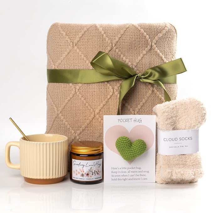 Birthday & Self Care Gifts for Women - Mom's Get Well Soon Care Package, After Surgery & Christmas Gifts for Her