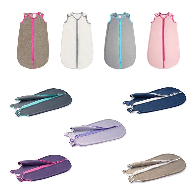 baby deedee Sleep Nest Fleece Baby Sleeping Bag, Ivory, 6-18 Month