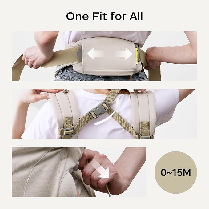 Bc Babycare CocoonGo Baby Carrier – CloudTouch Soft & Ergonomic Baby Carrier for 7–44 lbs | Easy to Wear, Adjustable Fit, Travel-Ready, Machine Washable (Olive Grove)