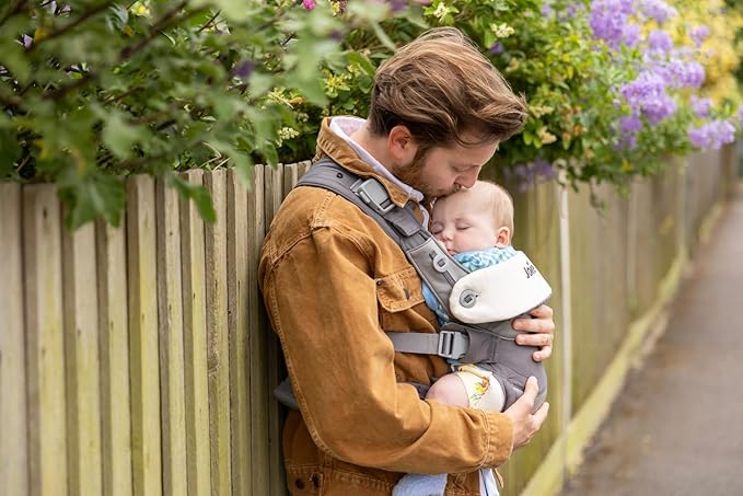 Joie Savvy lite 3-in-1 Baby Carrier – Lightweight, Ergonomic Baby Carrier with 3 Carry Positions, Padded Straps, and Lumbar Support (Mineral)