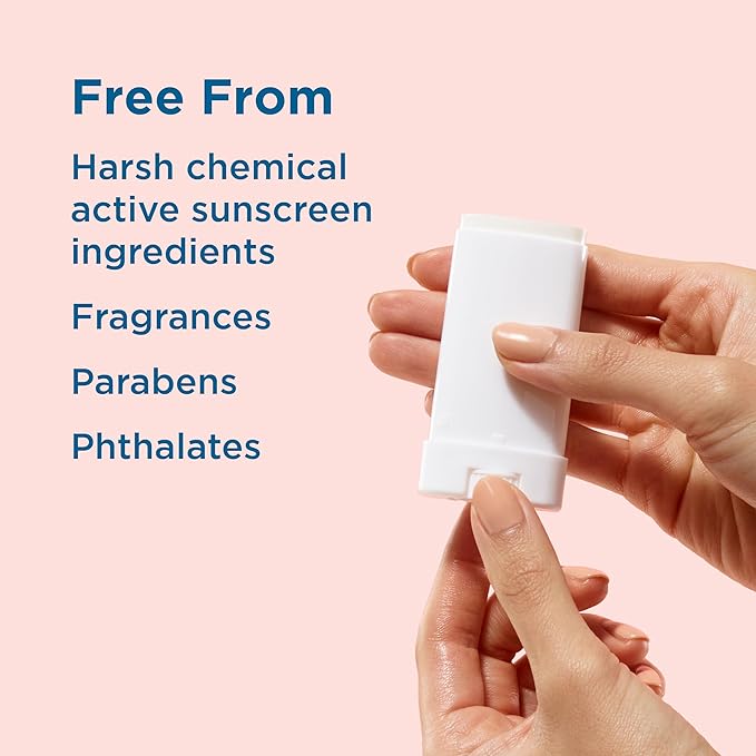 Blue Lizard BABY Mineral Sunscreen Stick with Zinc Oxide, SPF 50+, Water Resistant, UVA/UVB Protection - Easy to apply, Fragrance Free, .5 oz