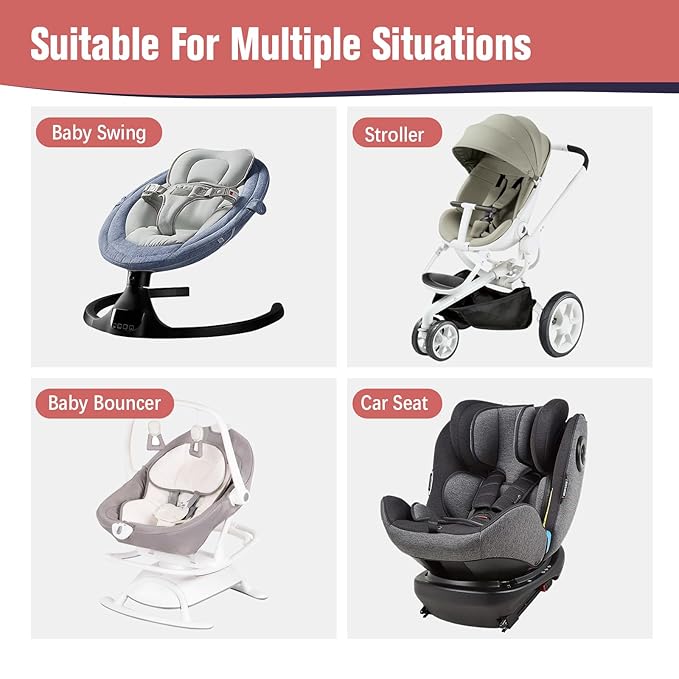 KAKIBLIN Baby Neck Pillow, Upgraded Baby Support Pillow,Babies Head Pillow,Neck Support Pillow for for Car Seat,Pushchair,Travel (Hippo)