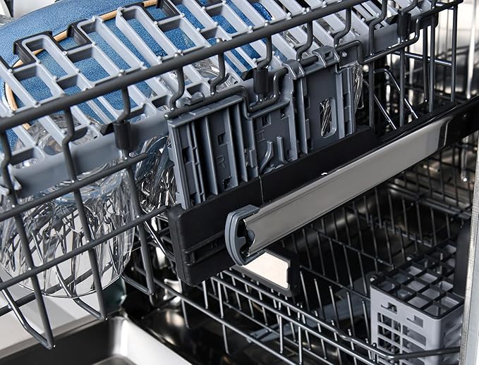 Kenmore Elite 24" Built-in Stainless Steel Tub Dishwasher TotalFlex 3rd, SmartWash, UltraWash, TurboDry, MoreSpace Plus Adjustable Rack, Energy Star Certified, White