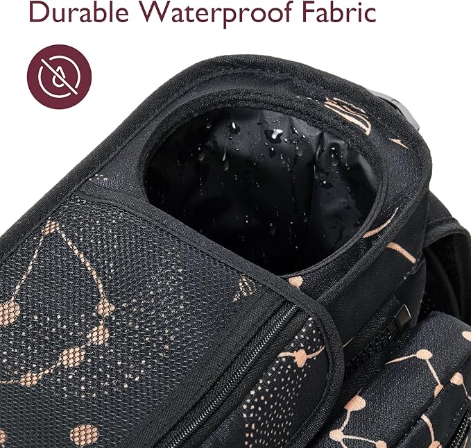 Momcozy Universal Stroller Organizer with Insulated Cup Holder Detachable Phone Bag & Shoulder Strap, Fits for Stroller like Uppababy, Baby Jogger, Britax, BOB, Umbrella and Pet Stroller