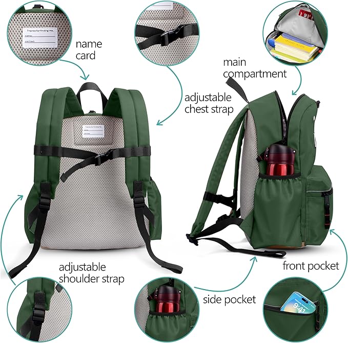 Kids Backpack for Boys: Boys Backpack 6-10 - Kindergarten Elementary School Bookbag for Boy