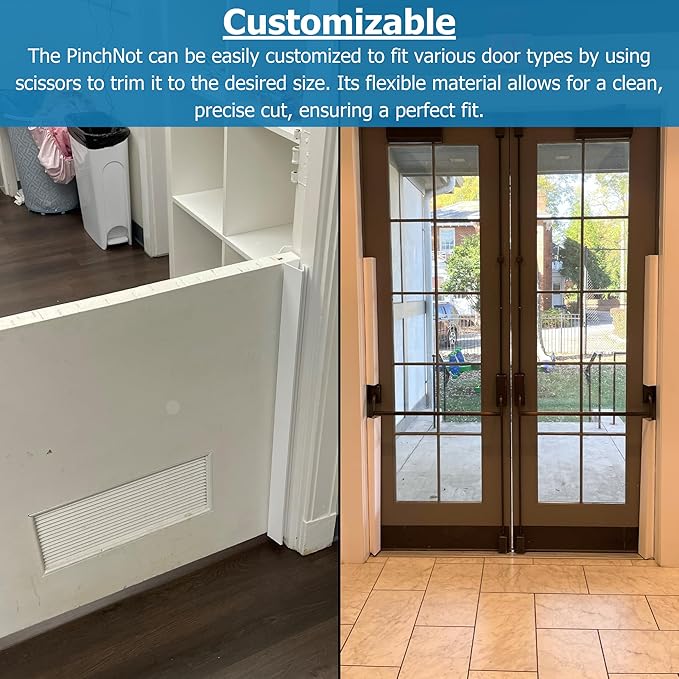 Cardinal Gates PinchNot Rear Door Pinch Guard for Kids Safety-Hinge Protector for Babies-CSP33-Finger Pinch Shield-Child Proof Back of Jamb-Made in USA