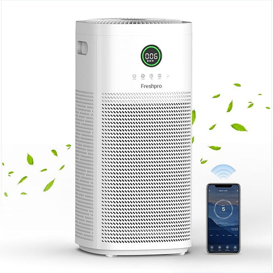 HEPA Air Purifiers for Home Large Room, Covers Up to 3065 ft², UVC Light, H13 HEPA 4-in1 Air Filter, Pet Air Purifier Remove Pets Dander, Smoke Pollutants Odor, Allergies in Bedroom, KF-P31