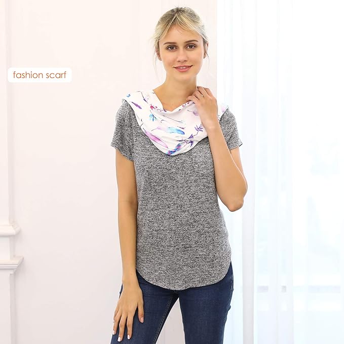 Car Seat Covers for Babies - Carseat Canopy, Multi-use Breastfeeding Covers, Girls and Boys Baby Shower Gifts