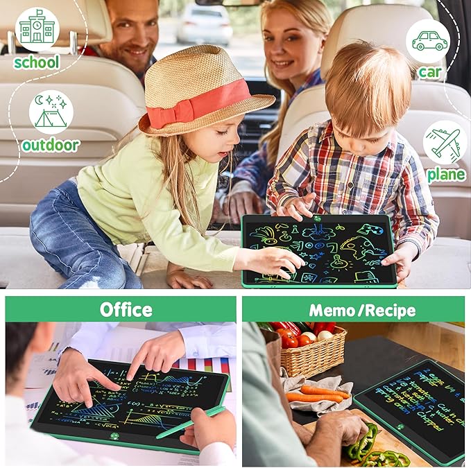 Hockvill LCD Writing Tablet for Kids 16 Inch, Toys for Girls Boys Drawing Pad for 3 4 5 6 7 Year Old Kid, Toddler Doodle Board Christmas Birthday Gift for Children