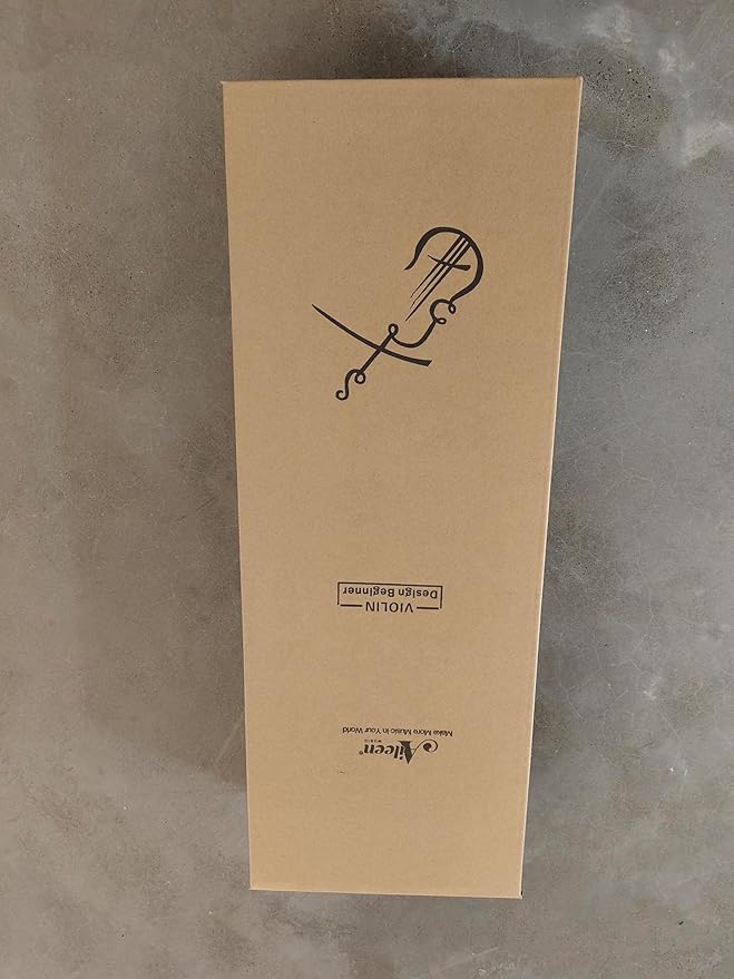 Aileen Solid Wood Violin 4/4 Full Size for Adults and Kids Age 12+, Fiddle Set for Beginners Student, Professional Violin Starter Kit with 12 Accessories (Selected European Solid Spruce and Maple)