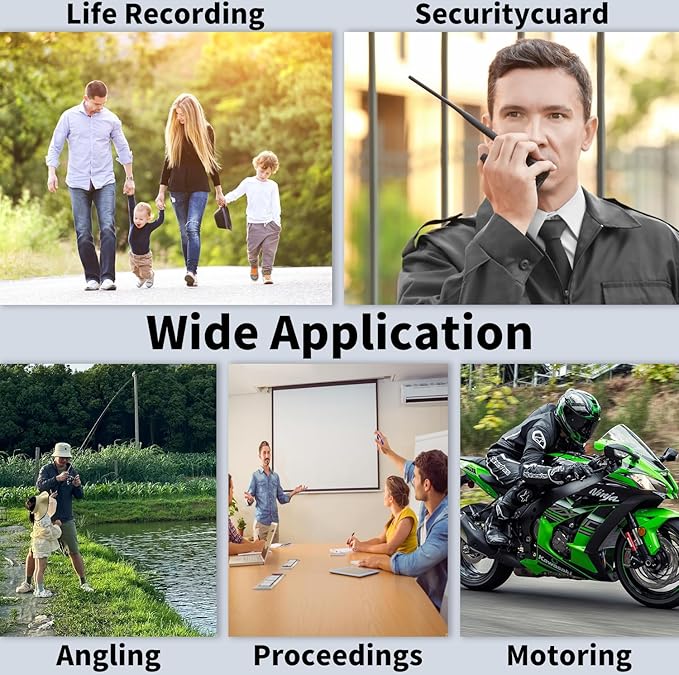 Body Camera 128GB, 4K 30FPS Action Camcorder, Hands Free Sports Camera with Magnetic Back Clip, Mini Body Cam POV Records with Audio and Video Recording for Traveling Cycling Vlogging