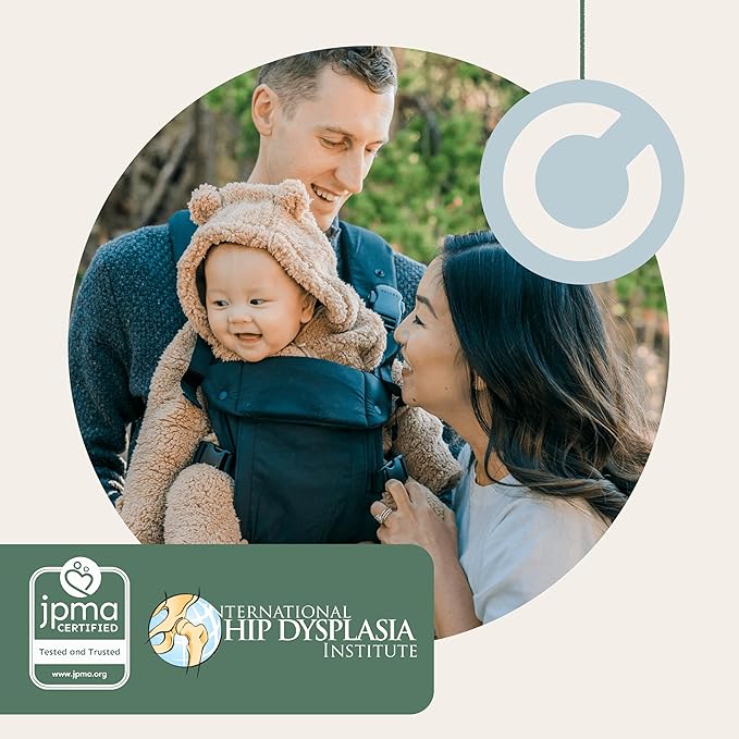 Colugo Baby Carrier - Baby Carrier Newborn to Toddler, Toddler Carrier, Adjustable, Lightweight, Breathable Carrier for Newborn to 33 Pounds (Cool Grey)