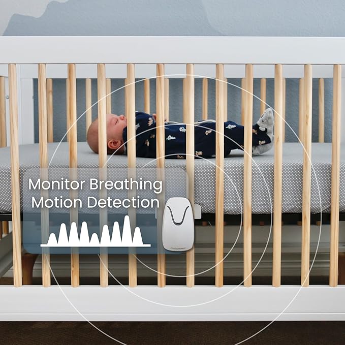 Babysense Video & Breathing Movement Monitor - Video Baby Monitor with Breathing Motion Detection & Alerts Bundle Pack - Video Monitor V24R with Babysense 7 Under-The-Mattress Sleep Monitor