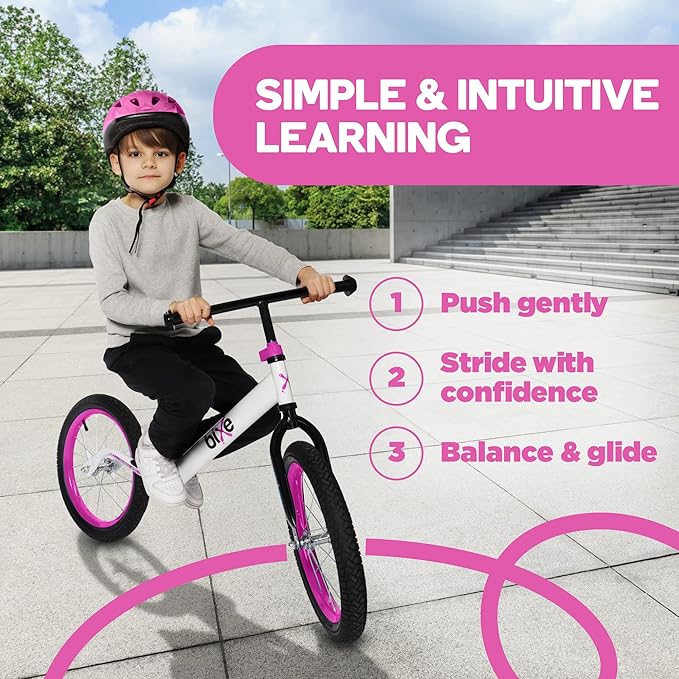 Balance Bike: for Big Kids Aged 4, 5, 6, 7, 8 and 9 Years Old - No Pedal Sport Training Bicycle | 16inch Wheel