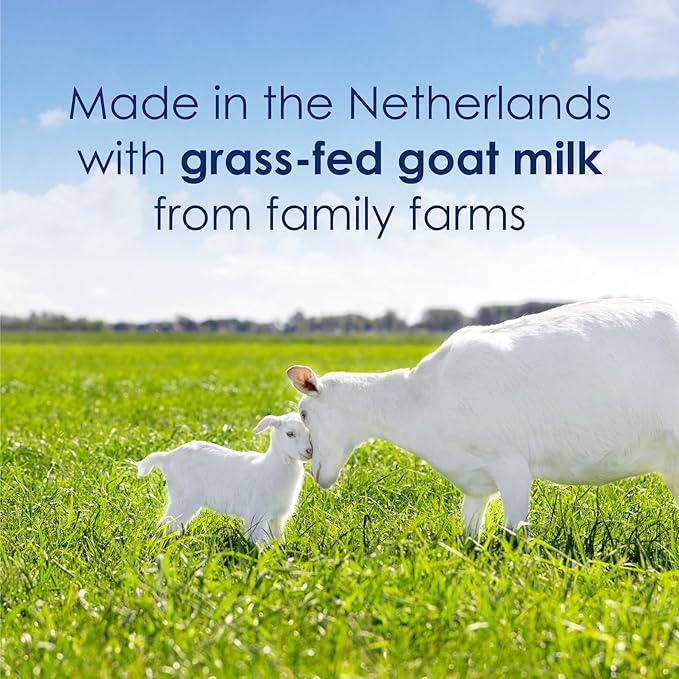 Kabrita Goat Milk Toddler Nutrition, 12-24 Months - Easy to Digest, Contains Vitamin D, Calcium, Iron, DHA, Non-GMO - Gentle on Sensitive Tummies - Supports Gut Health & Sleep - 28oz.