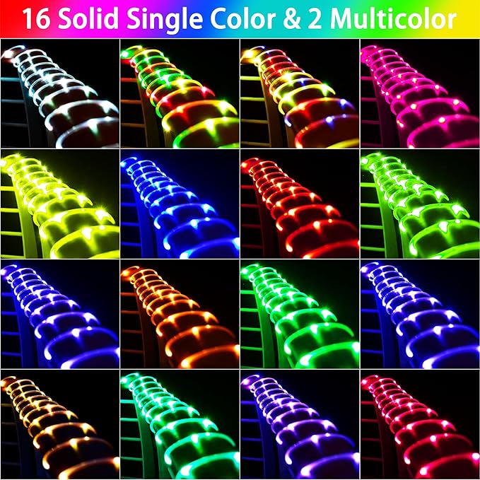 66FT Solar Rope Lights Outdoor Waterproof, 18 Colors Changing 200 LED String Light USB & Solar Powered with Remote, Tube Light Fairy Lighting for Outside Patio Fence Pool Christmas Decor