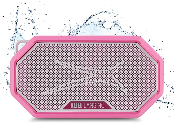 Altec Lansing Portable Bluetooth Speaker HYDRAMINI 2.0, IP67 Waterproof, Portable Speaker, 12h Playtime, Wireless Pairing, USB-C Quick Charge, Magnetic Bluetooth, Voice Assistant Integration