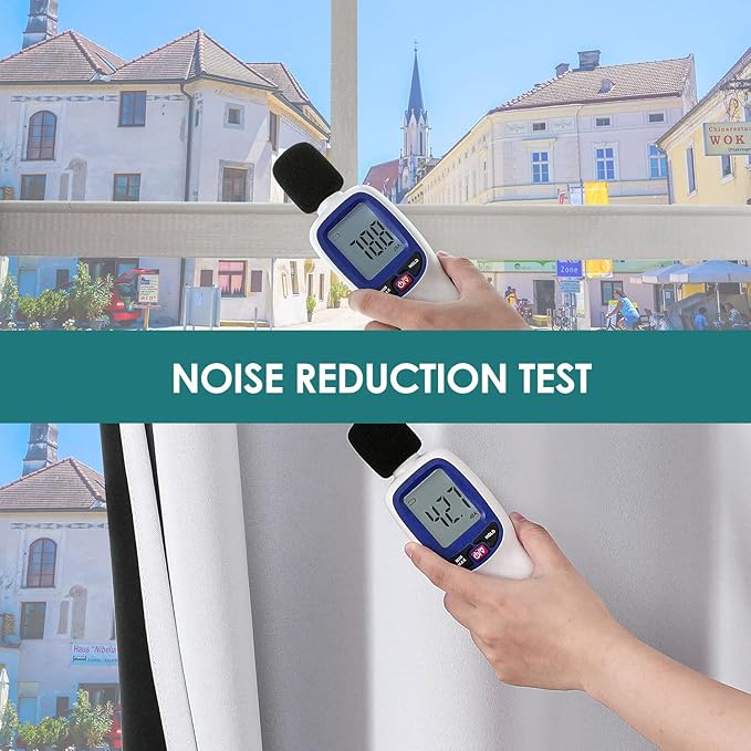 ChrisDowa 100% Blackout Curtains for Bedroom with Black Liner, 2 Thick Layers Total Blackout Thermal Insulated Grommet Window Curtains 2 Panels Set (Greyish White, 52 x 45 Inch)