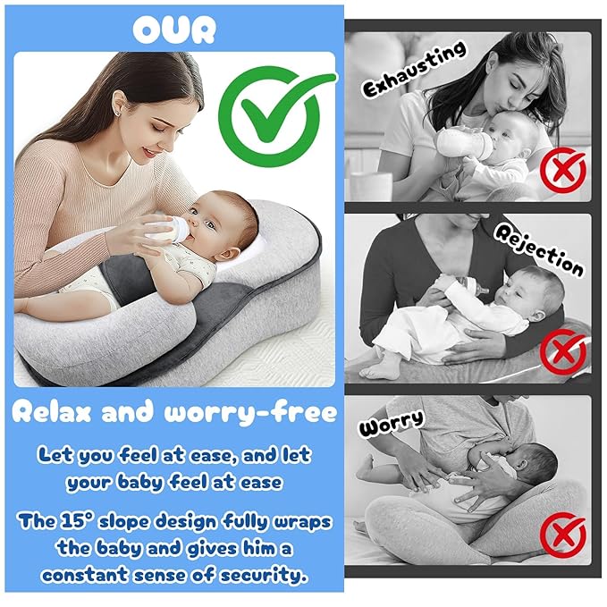 2026 New Rest Nest Baby Lounger Pillow, Baby Lounger Pillow for Infant Support Cushion Reflux