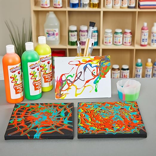 BioColor FBIOPU Paint, Fluorescent Purple - 16 oz.