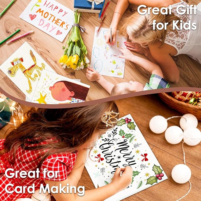 180 Sheets Sketch Paper, 9" x 12" Acid Free Artist Art Easel Drawing Painting Writing Sketching Book Paper Bulk, Study Essentials College Office School Supplies for Kids Students Adults Beginners