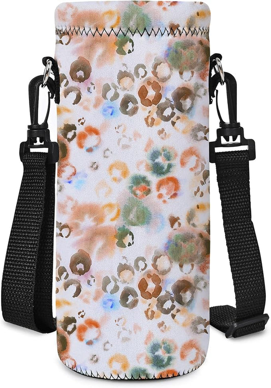 AUPET Water Bottle Bag Carrier,24oz/32oz Insulated Neoprene bottle Sling Holder Case Pouch Cover for 1000ML/750ML Bottles with Shoulder Strap for walking