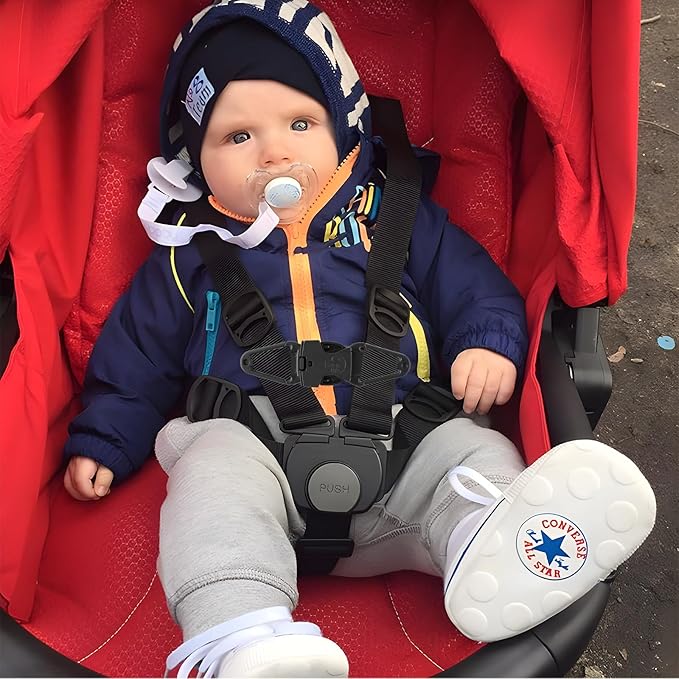 Anti Escape Safety Clip Baby Harness Chest Clips, Chest Strap Lock Prevent Children/Kids(Under 1.5 Years Old) Taking Their Arms Out of High Chairs/Strollers/Reins(2 Pack)