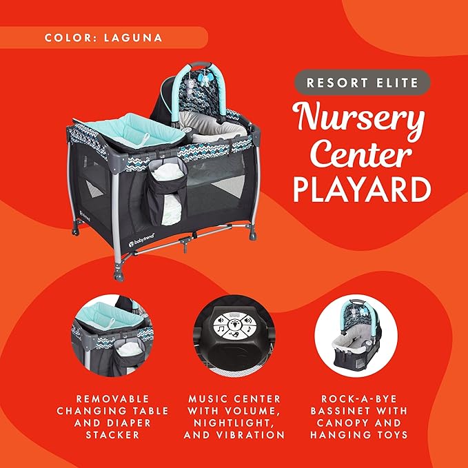 Baby Trend Resort Elite Nursery Center® Playard, Laguna