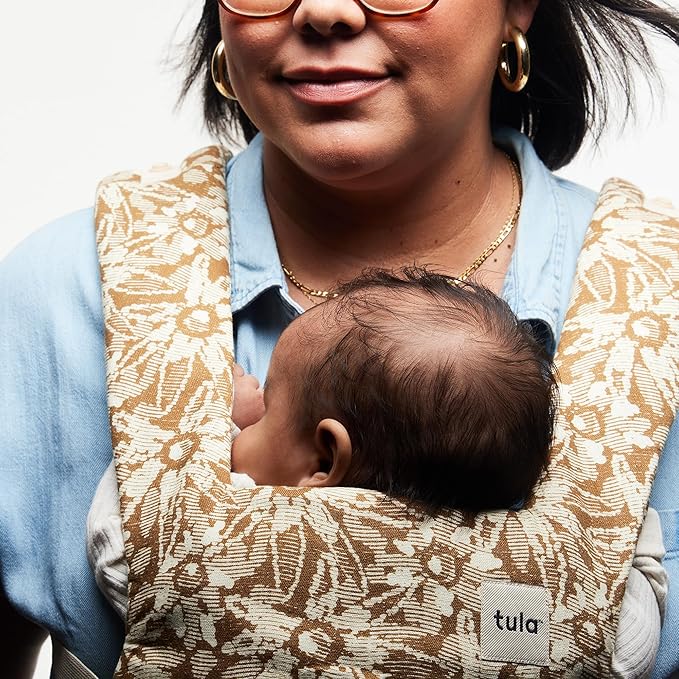 Baby Tula Explore Carriers - Breathable Baby Carrier Newborn to Toddler - Adjustable Toddler Carrier - Multiple Ergonomic Positions Front and Back - Ergonomic Fit for 7-45 lb - Hemp, Mariam