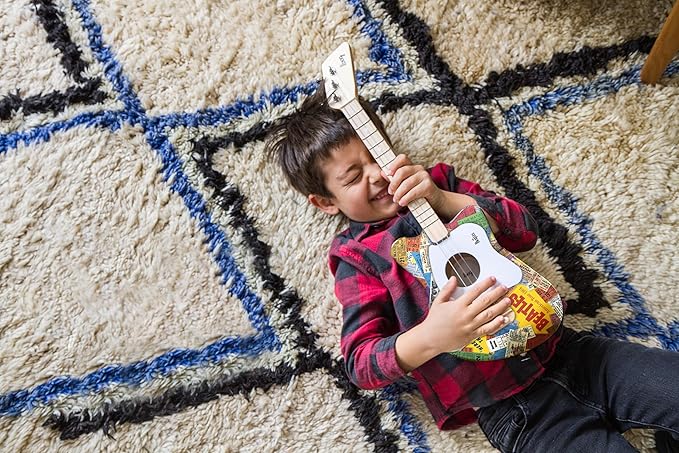 Beatles + Loog Mini Acoustic Guitar for Kids Toddler Children Ages 3+ (American Tour)