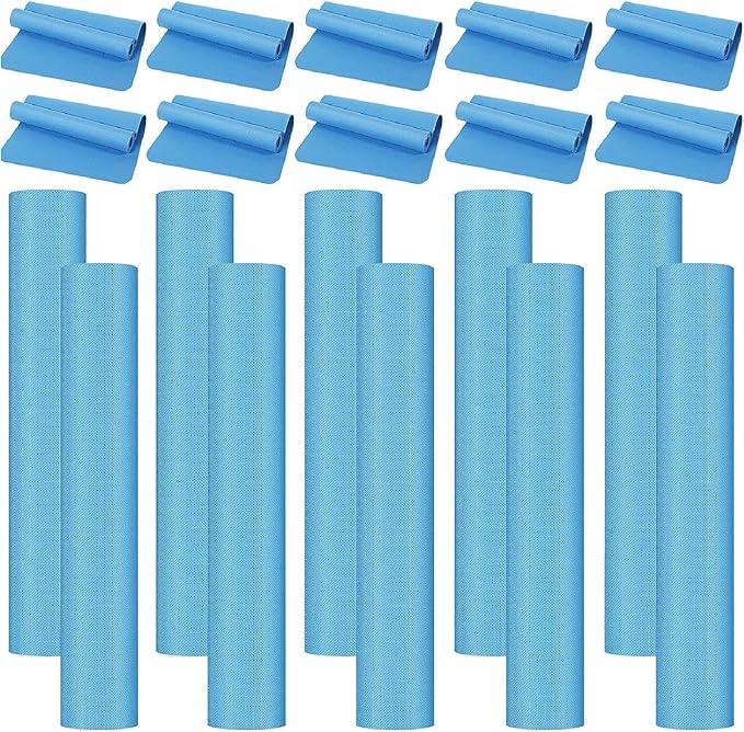 10 Pack Yoga Mats Bulk, 68'' x 24'' x 4mm Thick Yoga Mats for Kids and Adult Gym Mats Bundle Latex Free Exercise Mats with Non Slip Texture for Outdoor Yoga, Pilates or Workout