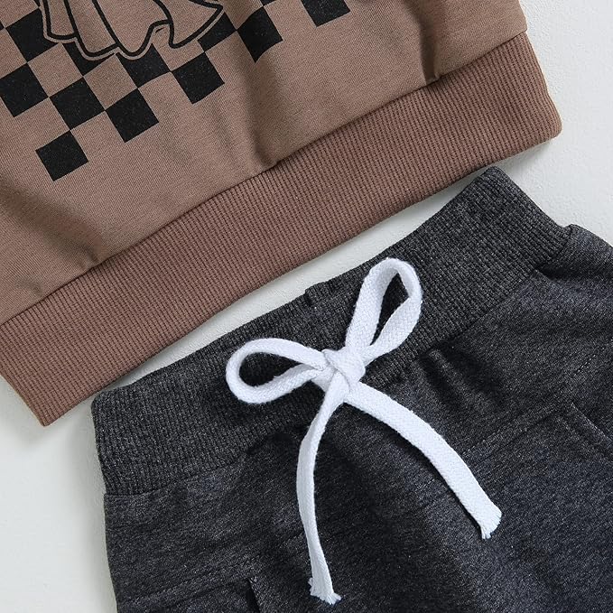 0-4T Toddler Boy Girl Halloween Outfit Fall Clothes Ghost Long Sleeve Sweatshirt Top Pants Baby Halloween Clothes