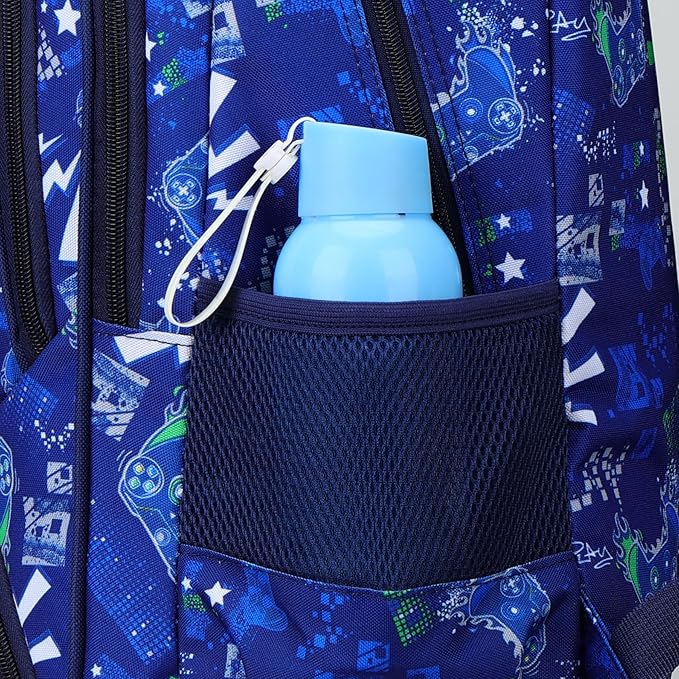 Kids Backpack - Astro Black | Durable Elementary School Bag for Boys | 17" Tall | 24L Capacity