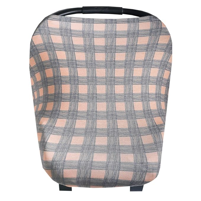 Copper Pearl Multi-Use Cover: Car Seat Covers, Nursing Cover, and Stroller Cover for Sun - Stretchy Fabric, All-Season Use, Stylish Designs, Easy Access for Moms - Billy